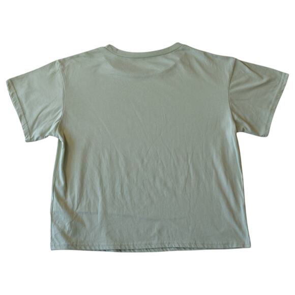 Romwe Frogs Cute Green Graphic Cropped Boxy Tee Size XL - Picture 4 of 4